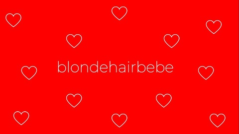 Leaked image of @blondehairbebe